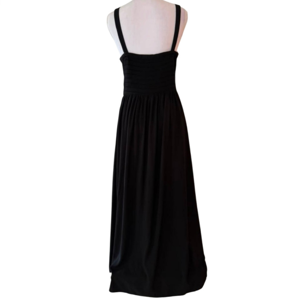 Tuckernuck Gillian Black Smocked Detail Sleeveless Maxi Dress Size Medium - Picture 10 of 13